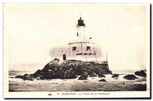 Old Postcard Lighthouse Quiberon lighthouse Teignousse