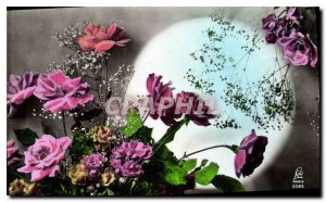 Old Postcard Fantasy Flowers