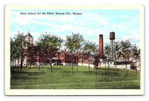 State School For The Blind Kansas City Kansas Postcard