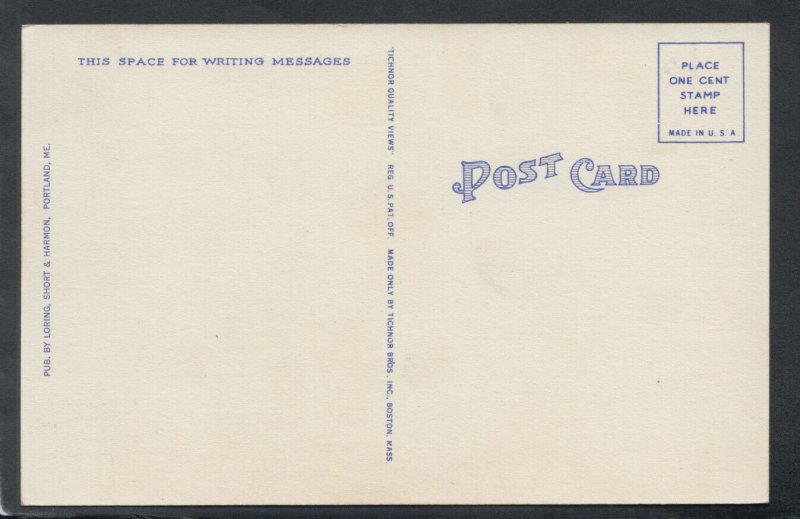 America Postcard - Post Office, Portland, Maine   T9946