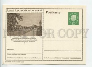 449652 GERMANY 1960 year Solbad Melle POSTAL stationery postcard