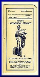 Vintage Beach's Common Sense Traveler's Expense Book, 1...