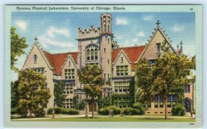 3 Postcards UNIVERSITY of ILLINOIS, Chicago ~ Campus HULL COURT Laboratory 1940s