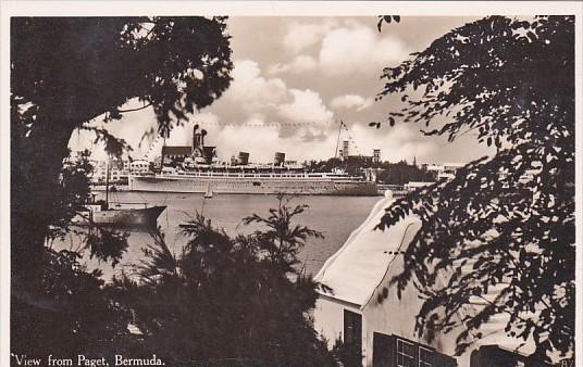 Bermuda A View From Paget Real Photo