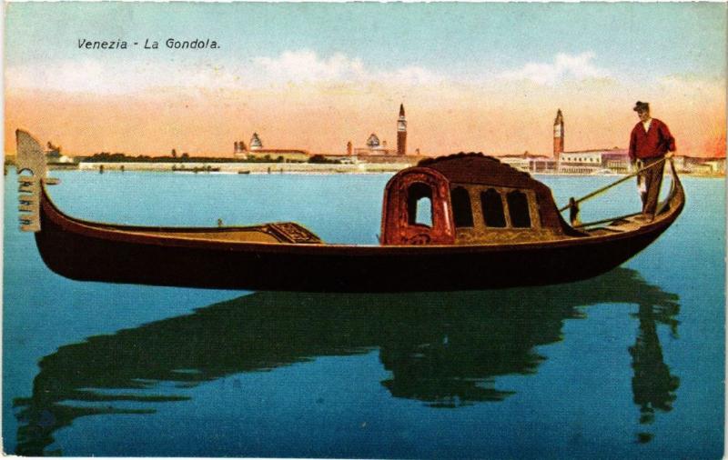 CPA AK VENEZIA La Gondola ITALY (507380)