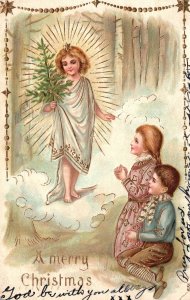 Vintage Postcard 1906 A Merry Christmas Holiday Yuletide Season's Greetings