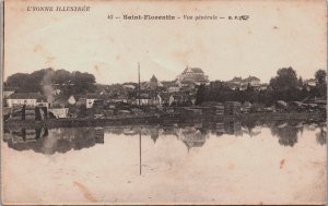 France L'Yonne Illustree Saint-Florentin Vintage Postcard C197