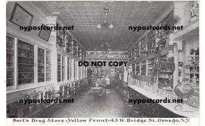 Burt's Drug Store, Bridge St, Oswego NY
