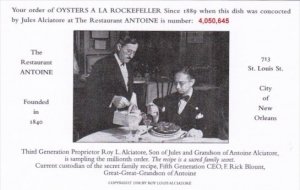 Oysters A La Rockefeller No 4,050,645 Restaurant Antoine St Louis Street New ...