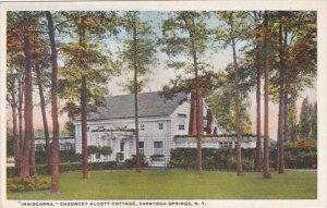 New York Saratoga Springs Inniscara Chauncey Olcott Cottage Curteich