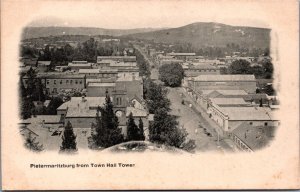 South Africa Pietermaritzburg From Town Hall Tower Vintage Postcard 09.65