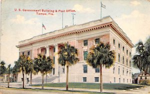 US Government Building & Post Office Tampa, Florida, USA 1911 