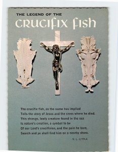 Postcard The Legend Of The Crucifix Fish