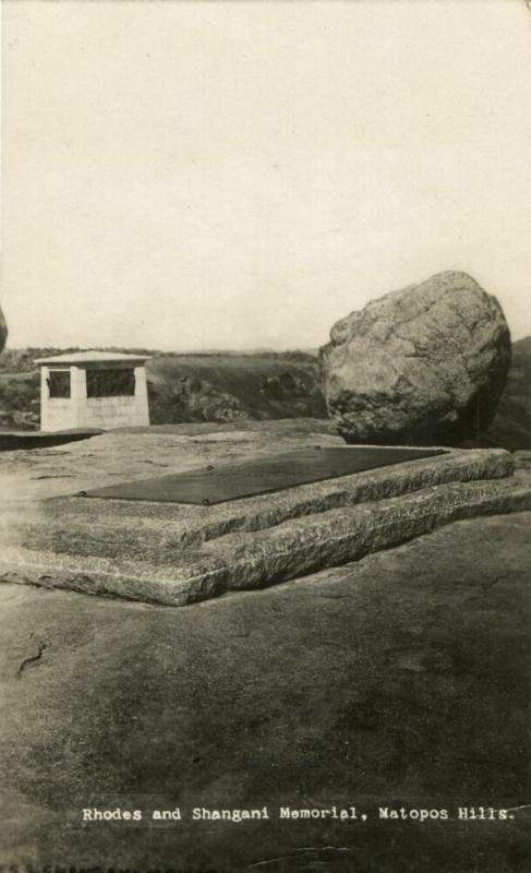 southern rhodesia, MATOPOS HILLS, Rhodes and Shangani Memorial (1923) Postcard