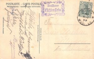A204 Germany 1908 Lichetnstein Castle vintage postcard