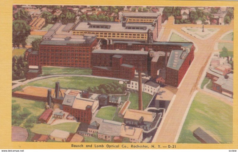 ROCHESTER, Bausch and Lomb Optical Co., New York, 30-40s