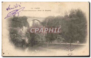 Old Postcard Paris Buttes Chaumont