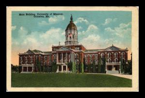 UNIVERSITY OF MISSOURI MAIN BUILDING COLUMBIA