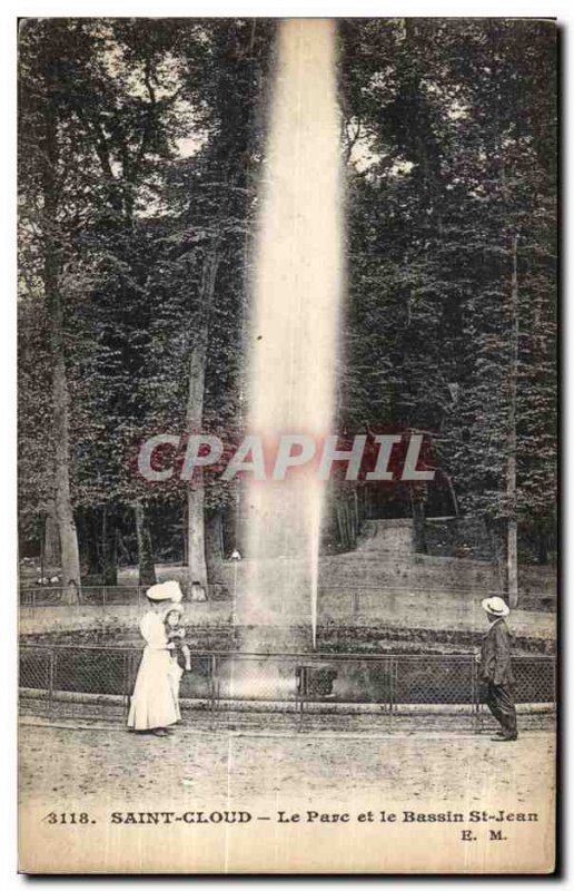 Postcard Old Saint Cloud Park and Basin St. John