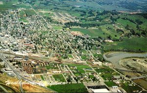 California Healdsburg Aerial View