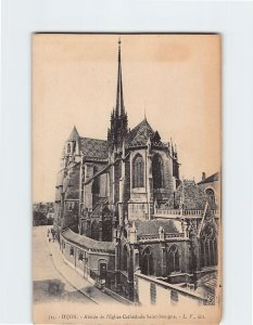Postcard Abside de l Église Cathédrale Saint Benigne Dijon France