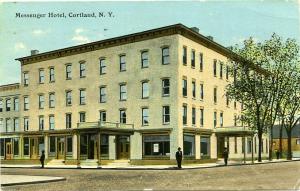 The Messenger Hotel, Cortland, New York pm 1912