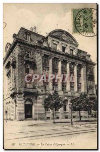 Old Postcard Mulhouse Bank Caisse d & # 39Epargne