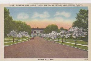 Tennessee Johnson City Springtime Scene Looking Toward Hospital