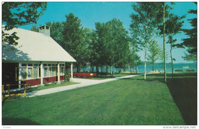 Walkway Designed to Guide Blind Vacationers, Lake Joseph, TORONTO, Ontario, C...