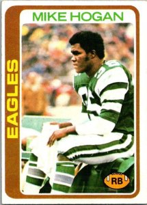 1978 Topps Football Card Mike Hogan Philadelphia Eagles sk7242