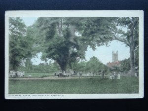 Devon TAVISTOCK Church from Recreation Ground - Old Postcard by Holmer & Sons