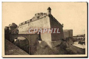 Old Postcard Brittany Finistere Brest Le Chateau