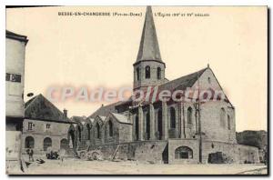 Postcard Old Besse Chandesse In The Church