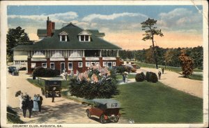 Augusta Georgia GA Country Club White Border Era c1910 Vintage Postcard