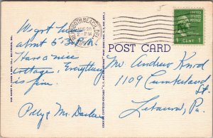 Postcard Saint Edmund's Catholic Church Rehoboth Beach DE 1950