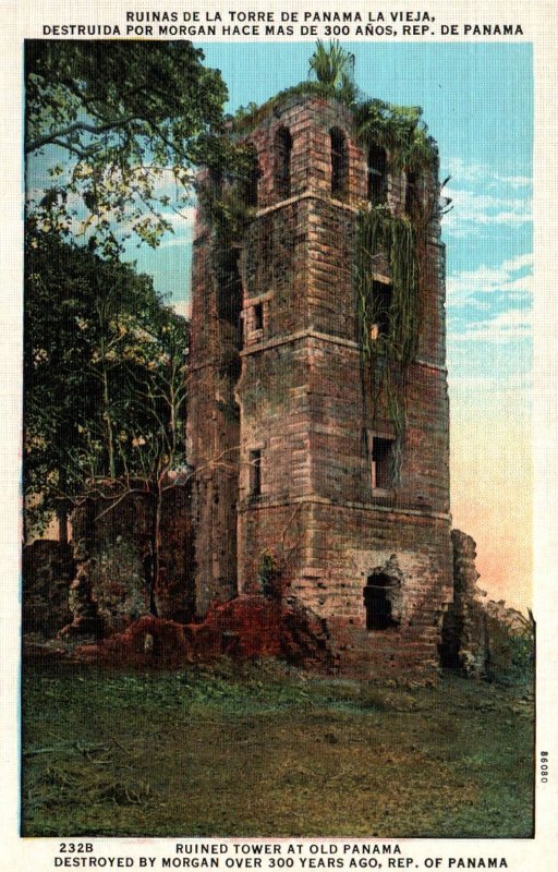 Runied Tower at Old Panama,Panama