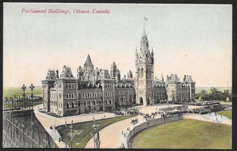 Parliament Buildings Ottawa CANADA Unused c1910s