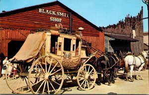 North Carolina Maggie Valley Ghost Mountain Park Blacksmith Shop and Overland...