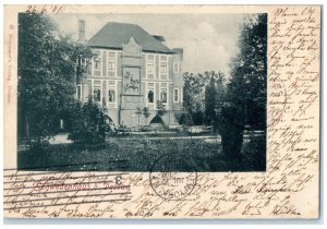 1901 Scene at Schwedenhaus Dessau-Roßlau Germany Antique Posted Postcard