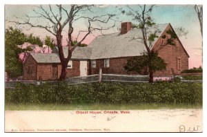 1906 Oldest House, Orleans, MA Postcard