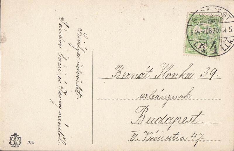 Bruno Bauer signed 1909 postcard