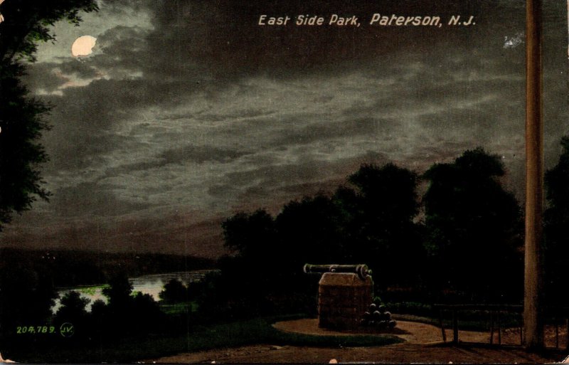 New Jersey Paterson East Side Park At Night