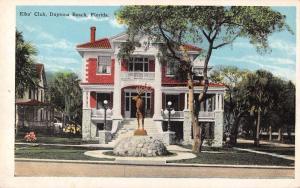 Daytona Beach Florida Elks Club Antique Postcard J44758