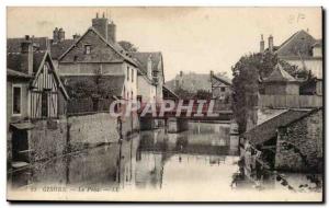 Old Postcard Gisors Bridge