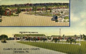 Clark's De Luxe Auto Courts - Tallahassee, Florida FL