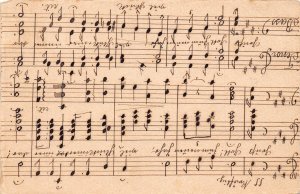 Music Composers Instruments Piano Flag Notes etc lot of 9 vintage postcards B885