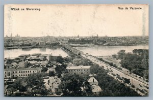 WARSZAWA POLAND WIDOK ANTIQUE POSTCARD