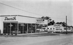 Monroe WI  Dearth Motors Dodge-Plymouth Dealership, Postcard