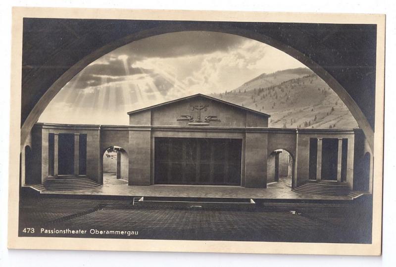 Passionstheater Oberammergau Germany RPPC Real Photo 1930