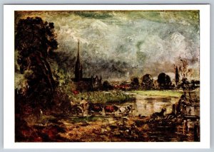 Salisbury Cathedral from The Meadows - Art Card By John Constable